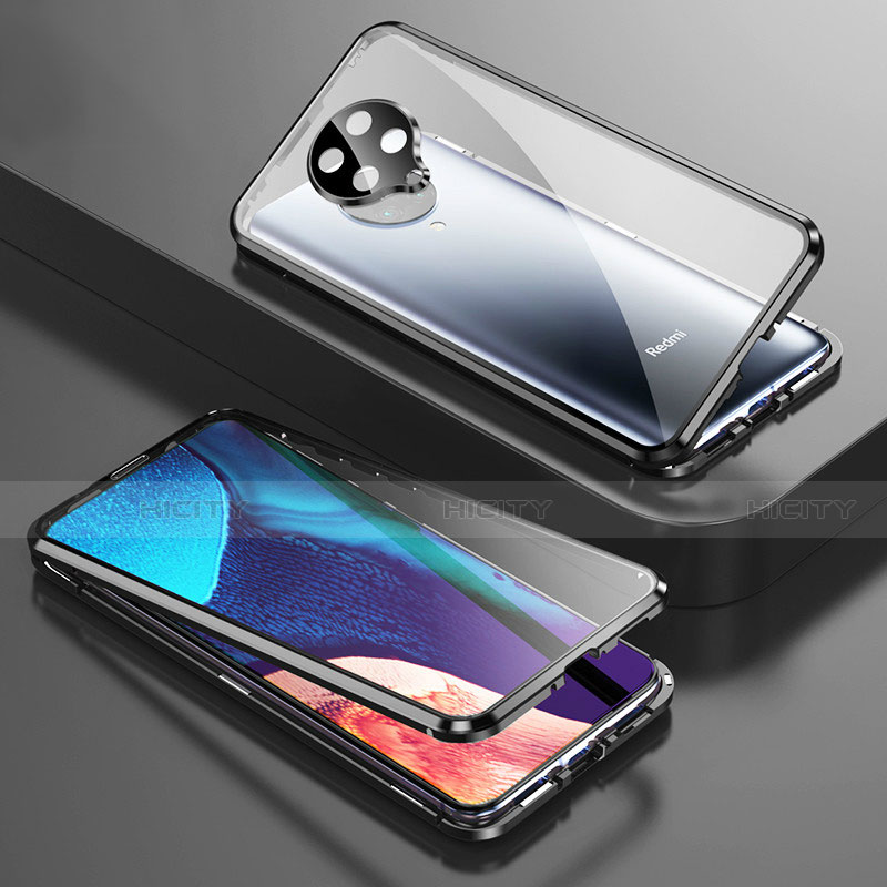 Custodia Lusso Alluminio Laterale Specchio 360 Gradi Cover T01 per Xiaomi Redmi K30 Pro Zoom