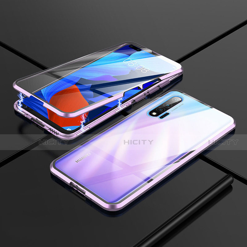 Custodia Lusso Alluminio Laterale Specchio 360 Gradi Cover T02 per Huawei Nova 6 5G