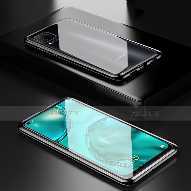 Custodia Lusso Alluminio Laterale Specchio 360 Gradi Cover T02 per Huawei Nova 7i
