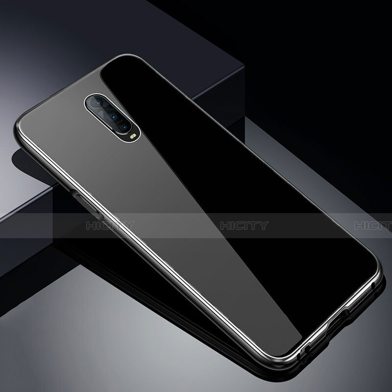 Custodia Lusso Alluminio Laterale Specchio 360 Gradi Cover T02 per Oppo R17 Pro