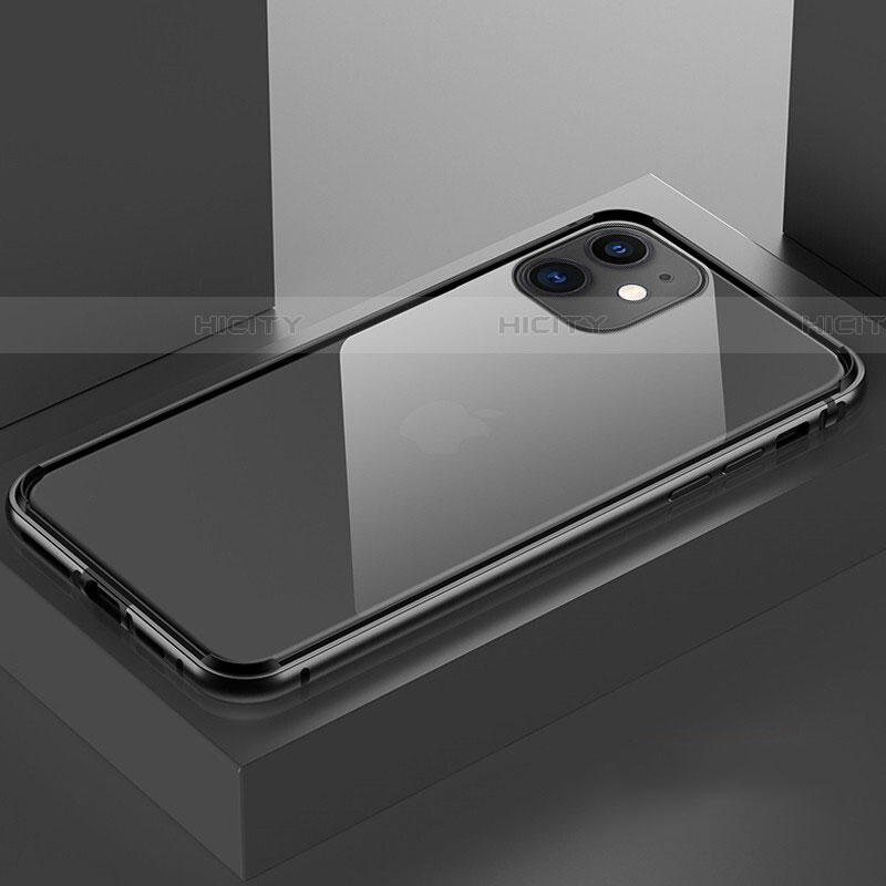 Custodia Lusso Alluminio Laterale Specchio 360 Gradi Cover T03 per Apple iPhone 11