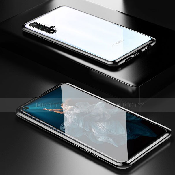 Custodia Lusso Alluminio Laterale Specchio 360 Gradi Cover T03 per Huawei Honor 20S