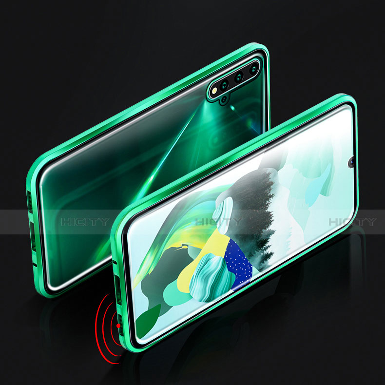 Custodia Lusso Alluminio Laterale Specchio 360 Gradi Cover T03 per Huawei Nova 5