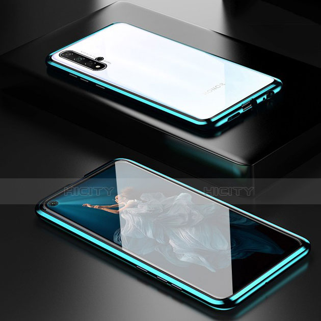 Custodia Lusso Alluminio Laterale Specchio 360 Gradi Cover T03 per Huawei Nova 5T