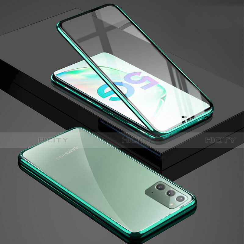 Custodia Lusso Alluminio Laterale Specchio 360 Gradi Cover T03 per Samsung Galaxy Note 20 5G