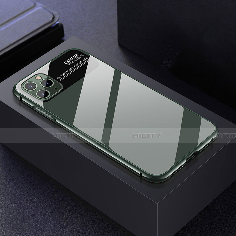 Custodia Lusso Alluminio Laterale Specchio 360 Gradi Cover T04 per Apple iPhone 11 Pro