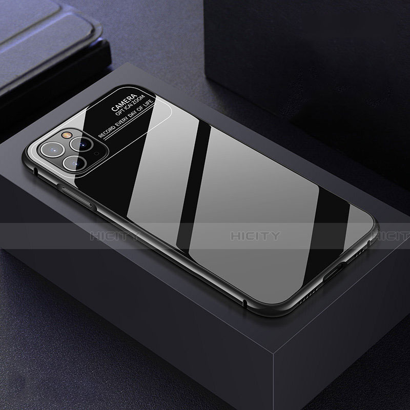 Custodia Lusso Alluminio Laterale Specchio 360 Gradi Cover T04 per Apple iPhone 11 Pro Max