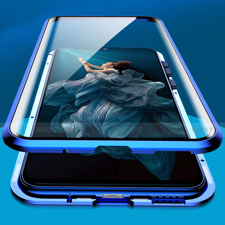 Custodia Lusso Alluminio Laterale Specchio 360 Gradi Cover T04 per Huawei Nova 5