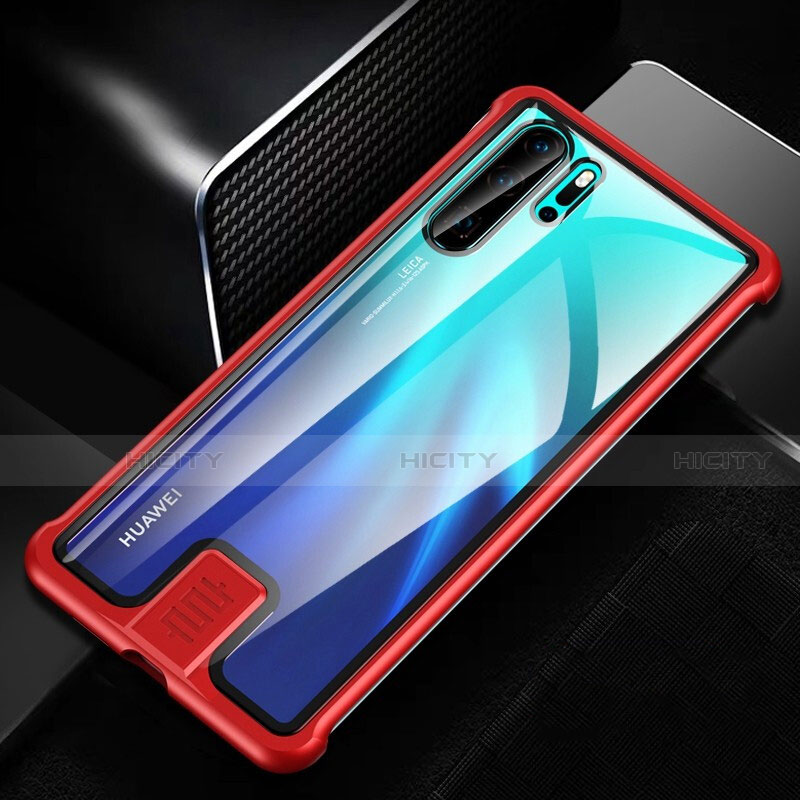 Custodia Lusso Alluminio Laterale Specchio 360 Gradi Cover T04 per Huawei P30 Pro