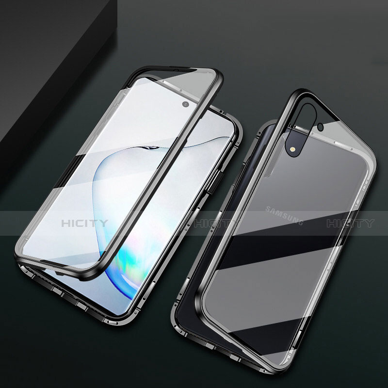 Custodia Lusso Alluminio Laterale Specchio 360 Gradi Cover T04 per Samsung Galaxy Note 10 5G