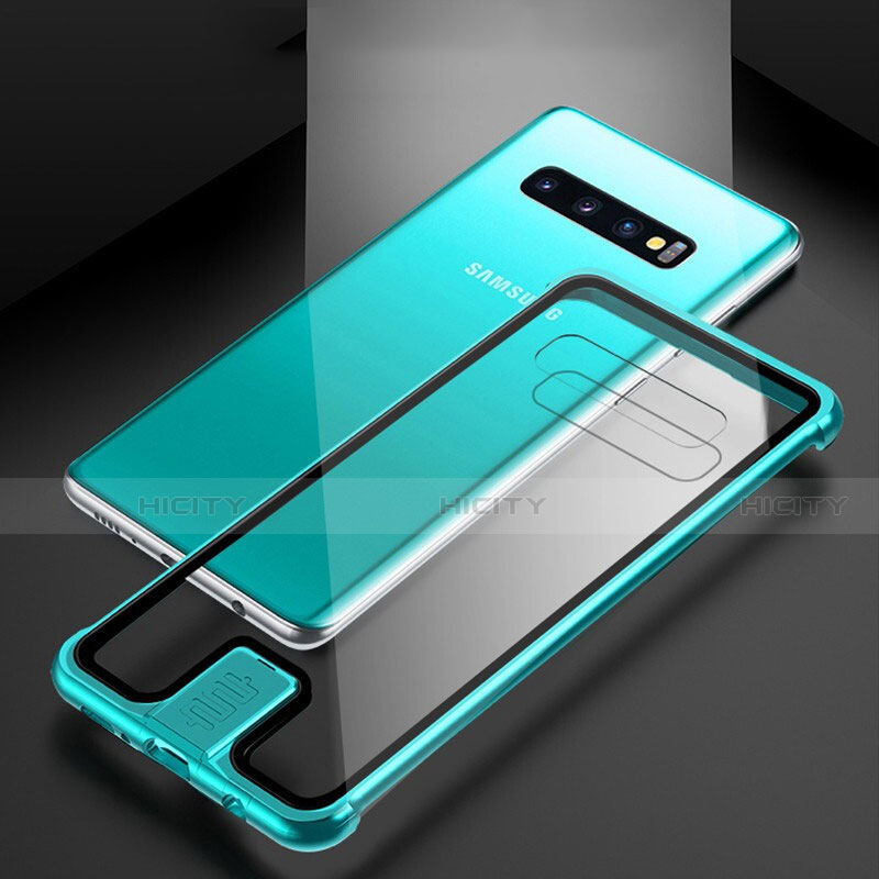 Custodia Lusso Alluminio Laterale Specchio 360 Gradi Cover T04 per Samsung Galaxy S10 Plus