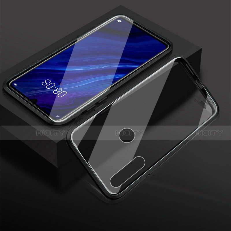 Custodia Lusso Alluminio Laterale Specchio 360 Gradi Cover T05 per Huawei Honor 20 Lite