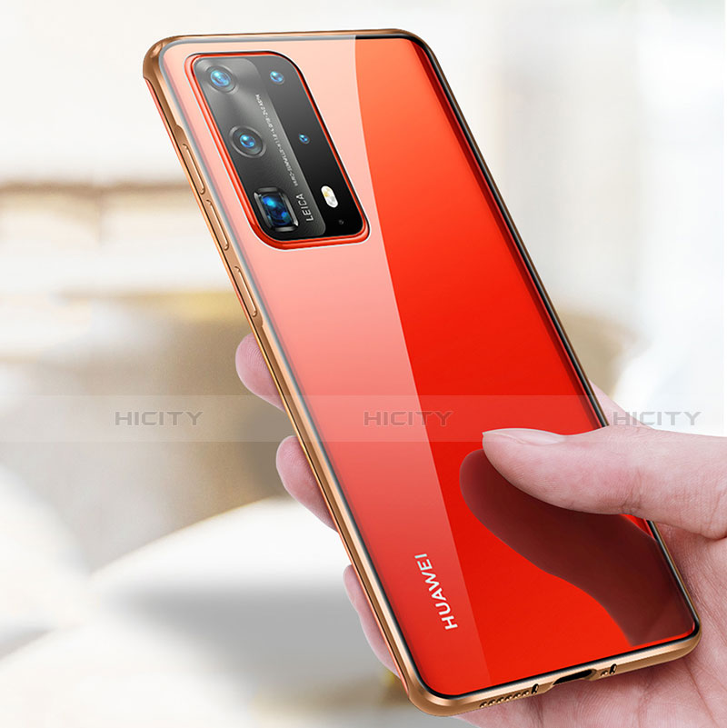 Custodia Lusso Alluminio Laterale Specchio 360 Gradi Cover T05 per Huawei P40 Pro+ Plus