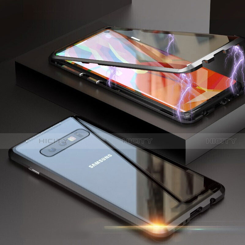 Custodia Lusso Alluminio Laterale Specchio 360 Gradi Cover T05 per Samsung Galaxy S10 5G