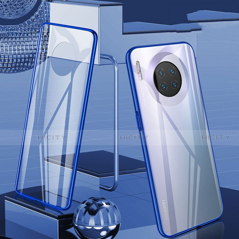 Custodia Lusso Alluminio Laterale Specchio 360 Gradi Cover T06 per Huawei Mate 30