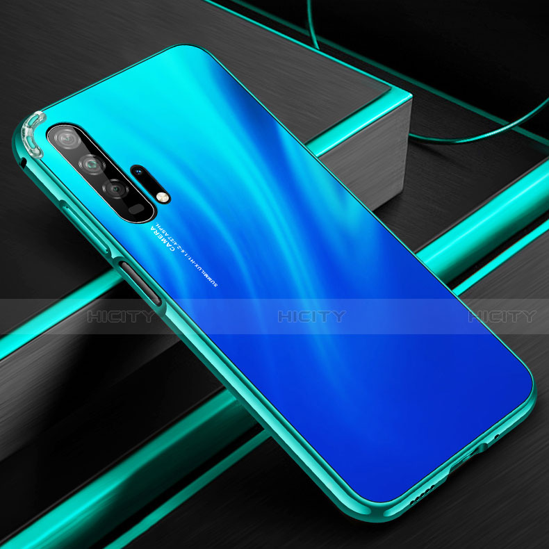 Custodia Lusso Alluminio Laterale Specchio 360 Gradi Cover T07 per Huawei Honor 20 Pro