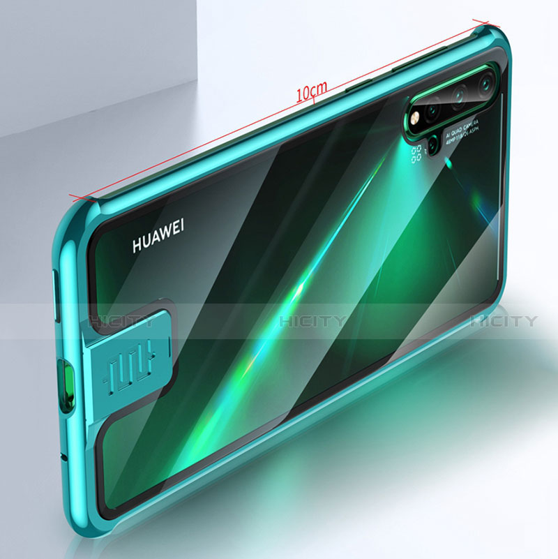 Custodia Lusso Alluminio Laterale Specchio 360 Gradi Cover T07 per Huawei Nova 5