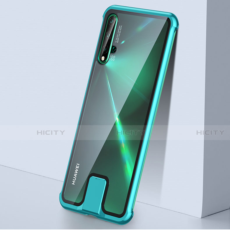 Custodia Lusso Alluminio Laterale Specchio 360 Gradi Cover T07 per Huawei Nova 5T