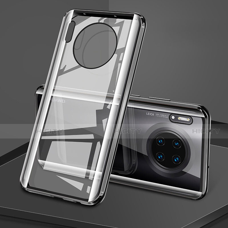 Custodia Lusso Alluminio Laterale Specchio 360 Gradi Cover T08 per Huawei Mate 30 5G