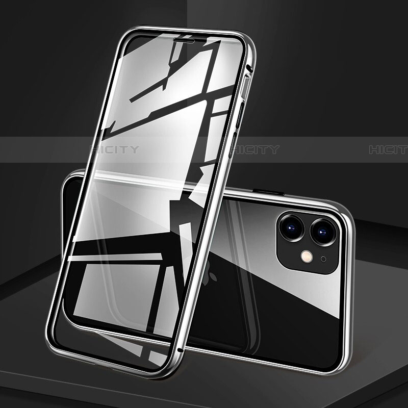 Custodia Lusso Alluminio Laterale Specchio 360 Gradi Cover T09 per Apple iPhone 11