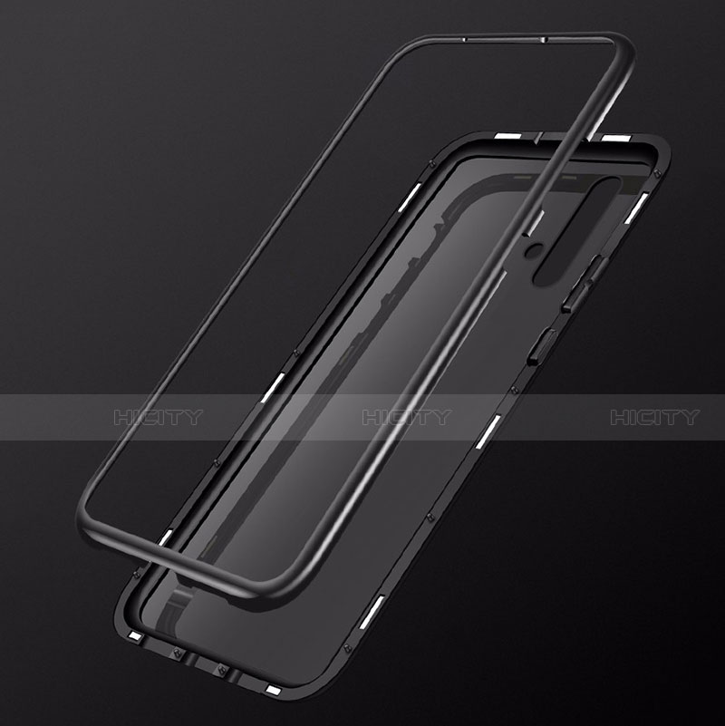 Custodia Lusso Alluminio Laterale Specchio 360 Gradi Cover T10 per Huawei Nova 5 Pro