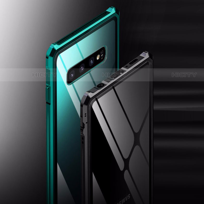 Custodia Lusso Alluminio Laterale Specchio Cover A01 per Samsung Galaxy S10 5G