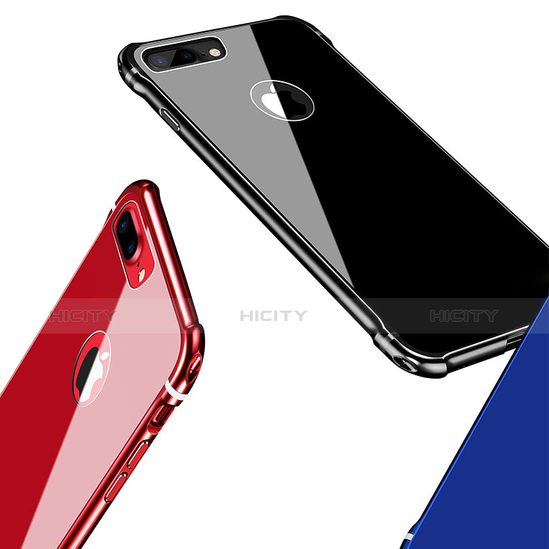 Custodia Lusso Alluminio Laterale Specchio Cover M01 per Apple iPhone 7 Plus