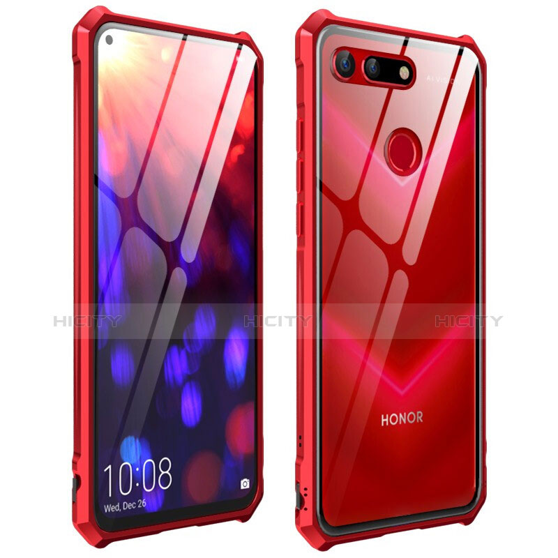 Custodia Lusso Alluminio Laterale Specchio Cover M01 per Huawei Honor V20