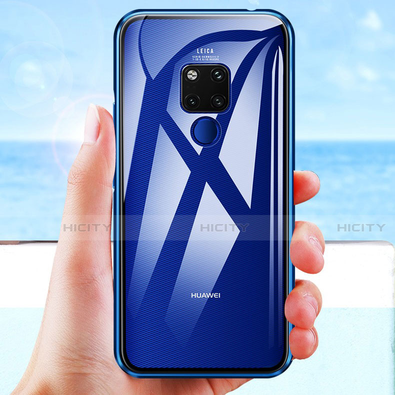 Custodia Lusso Alluminio Laterale Specchio Cover M01 per Huawei Mate 20