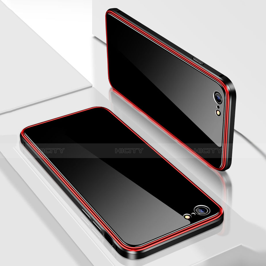 Custodia Lusso Alluminio Laterale Specchio Cover per Apple iPhone 6S Plus