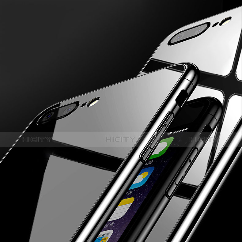 Custodia Lusso Alluminio Laterale Specchio Cover per Apple iPhone 8 Plus