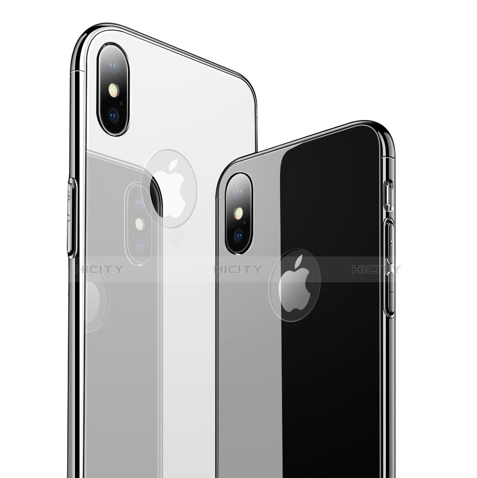 Custodia Lusso Alluminio Laterale Specchio Cover per Apple iPhone X