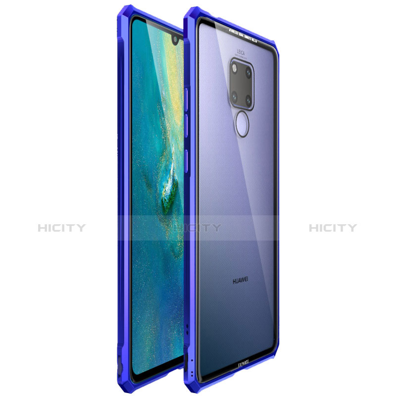 Custodia Lusso Alluminio Laterale Specchio Cover per Huawei Mate 20 X