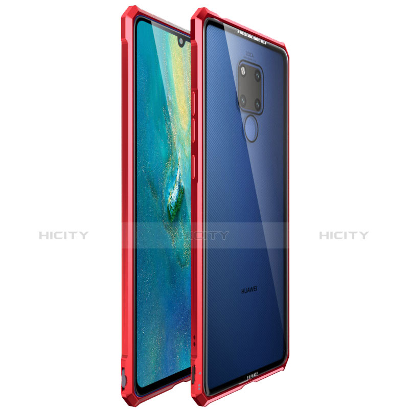 Custodia Lusso Alluminio Laterale Specchio Cover per Huawei Mate 20 X