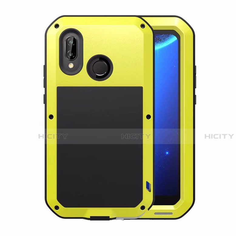 Custodia Lusso Alluminio Laterale Specchio Cover per Huawei Nova 3e