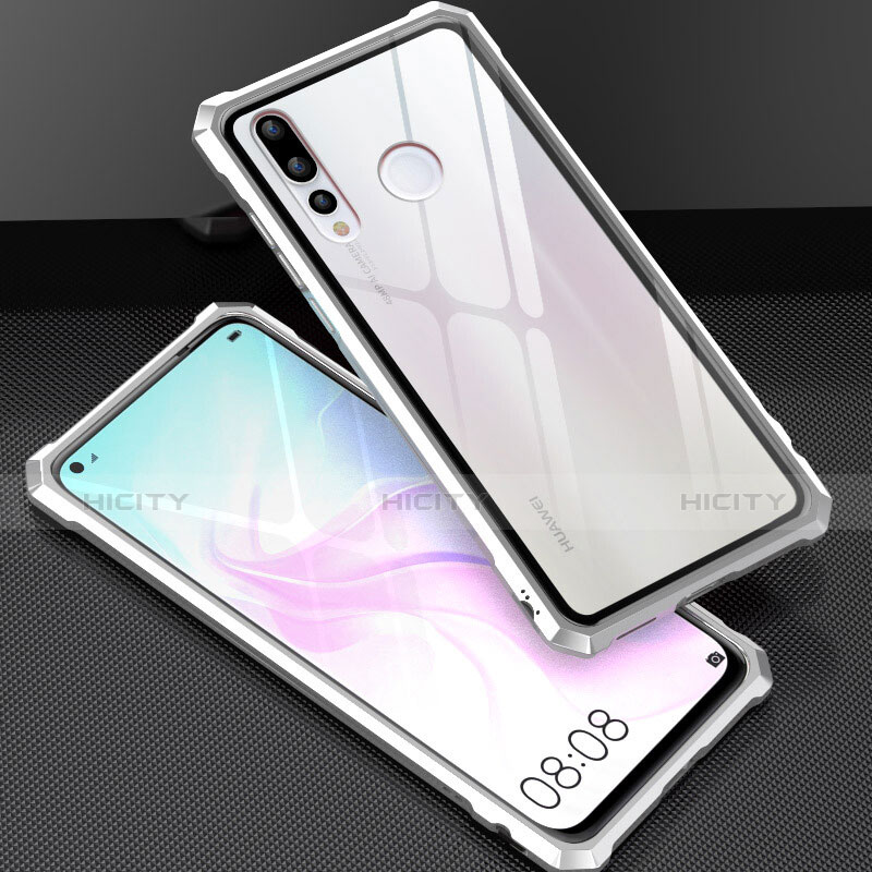 Custodia Lusso Alluminio Laterale Specchio Cover per Huawei Nova 4