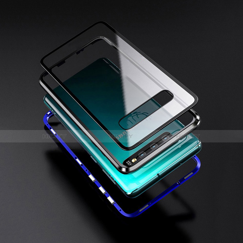 Custodia Lusso Alluminio Laterale Specchio Cover per Samsung Galaxy S10