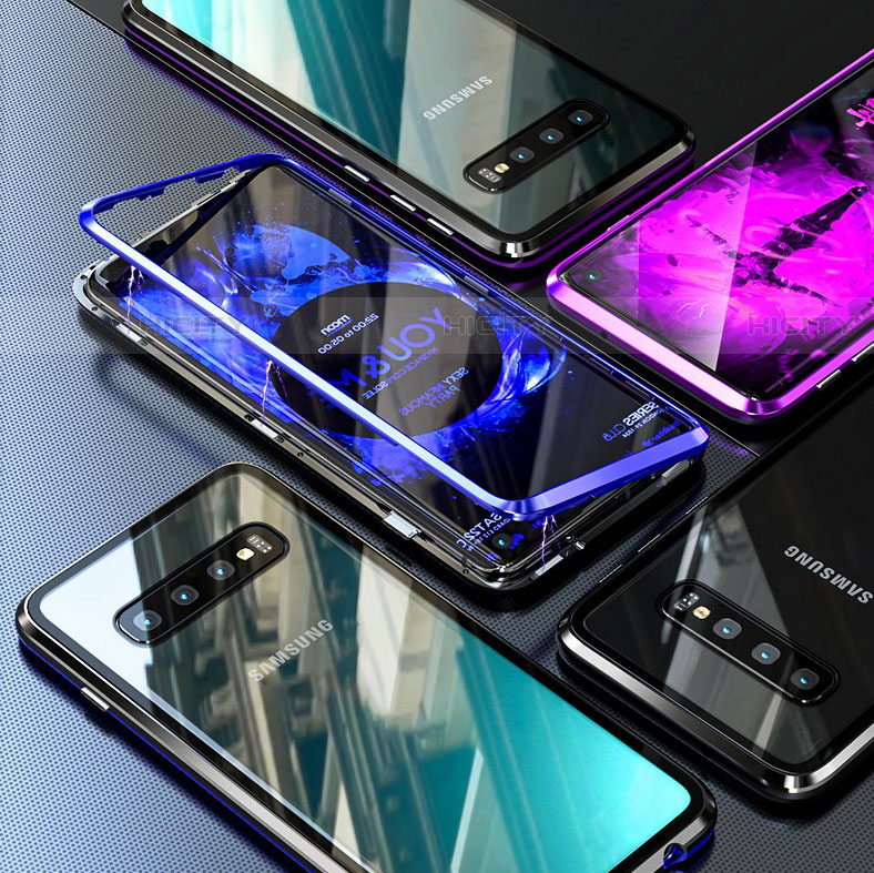 Custodia Lusso Alluminio Laterale Specchio Cover per Samsung Galaxy S10 5G