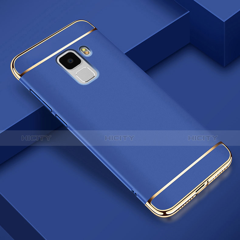 Custodia Lusso Alluminio per Huawei Honor 7 Dual SIM Blu