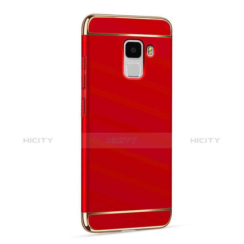 Custodia Lusso Alluminio per Huawei Honor 7 Rosso