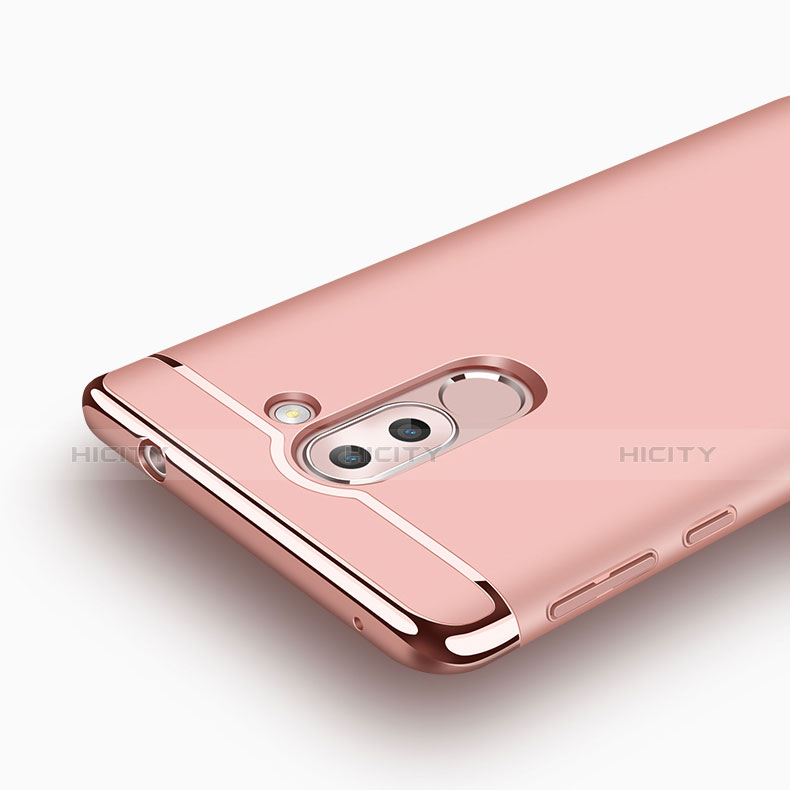 Custodia Lusso Alluminio per Huawei Mate 9 Lite Oro Rosa