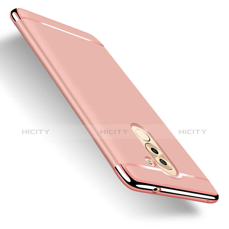 Custodia Lusso Alluminio per Huawei Mate 9 Lite Oro Rosa
