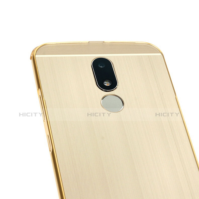 Custodia Lusso Alluminio per Motorola Moto M XT1662 Oro