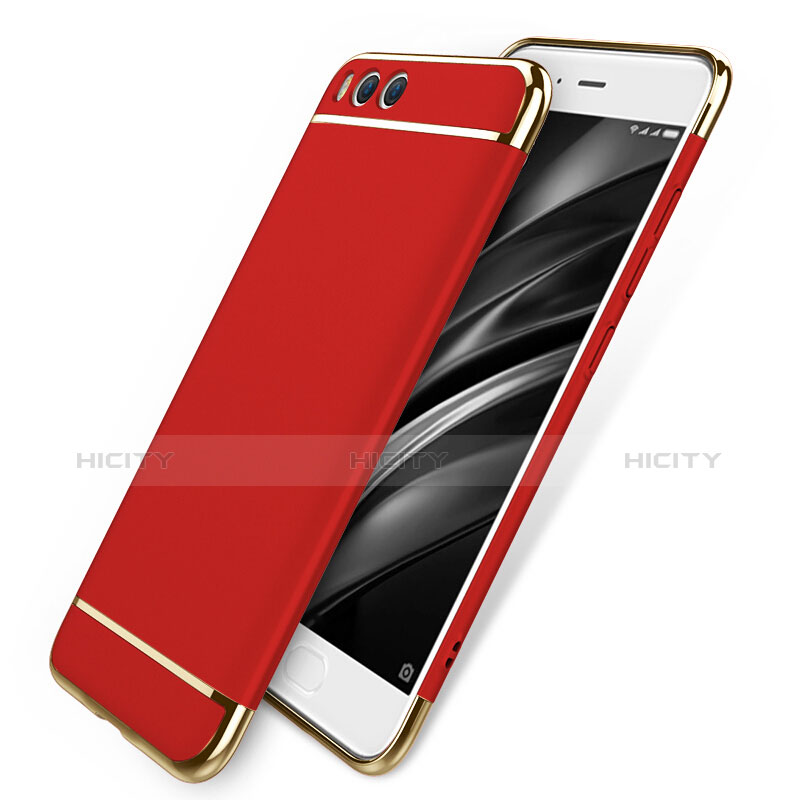 Custodia Lusso Alluminio per Xiaomi Mi 6 Rosso