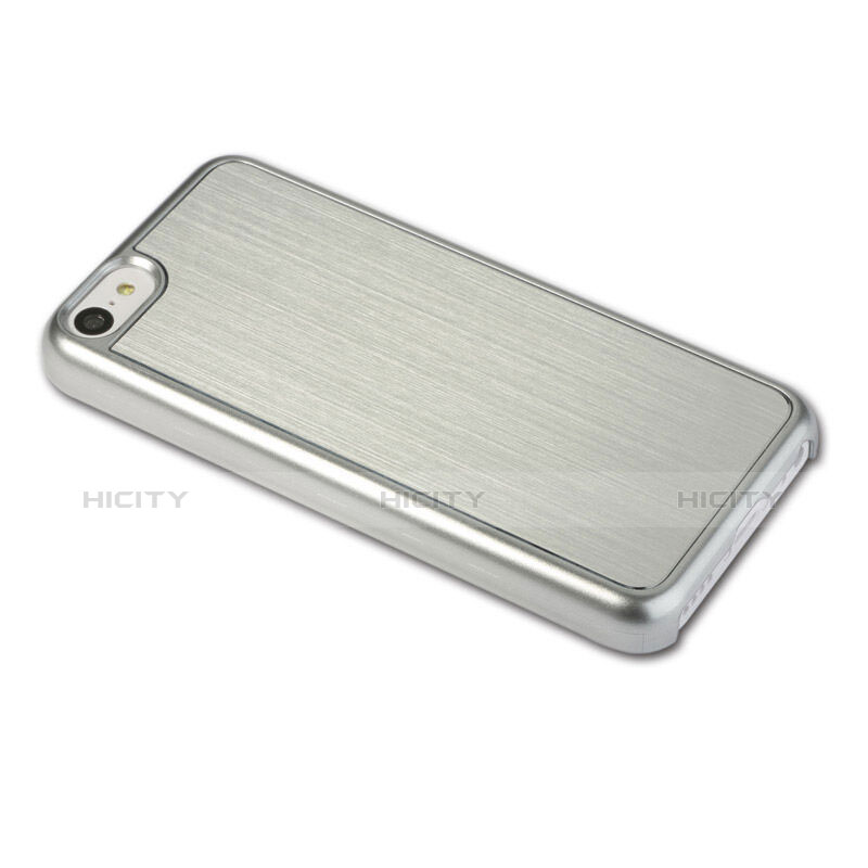 Custodia Lusso Cover Alluminio per Apple iPhone 5C Argento