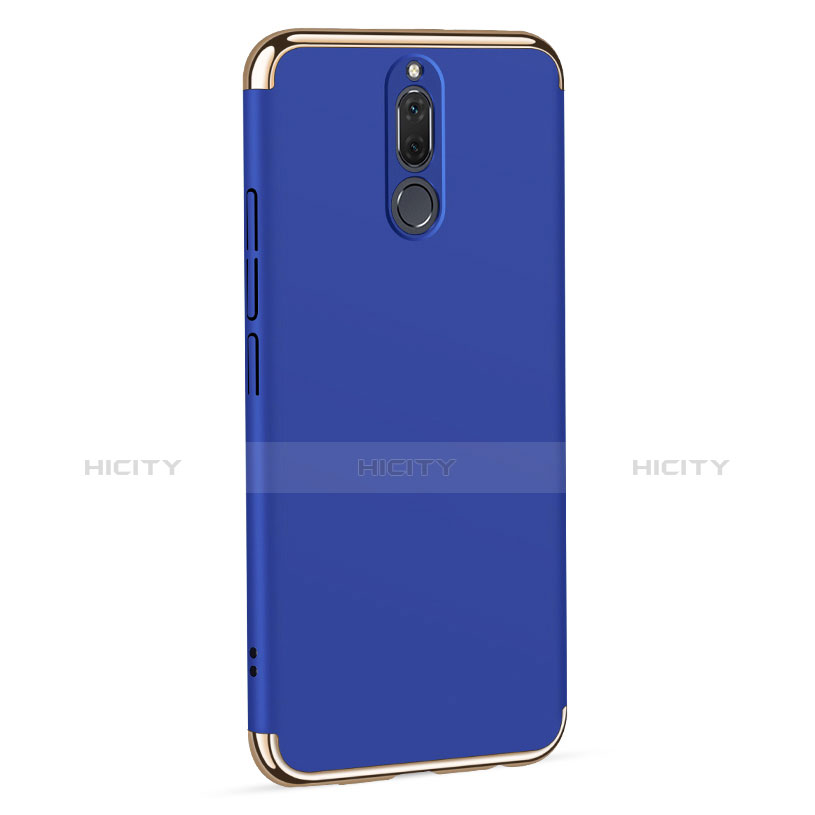 Custodia Lusso Metallo Laterale e Plastica Cover con Anello Supporto A01 per Huawei Mate 10 Lite