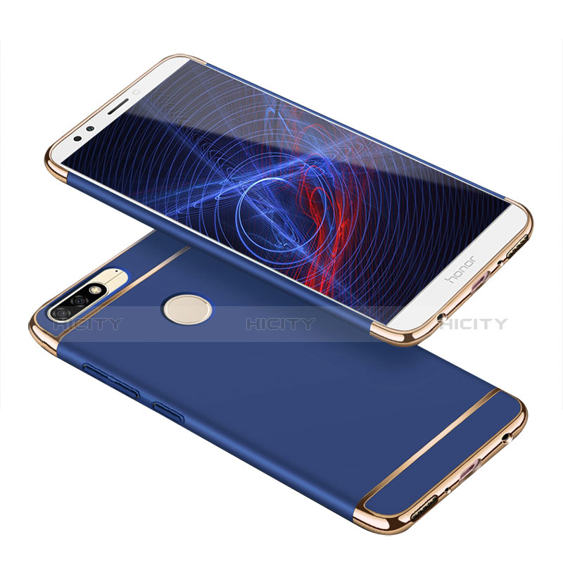 Custodia Lusso Metallo Laterale e Plastica Cover con Cordoncino per Huawei Honor 7C