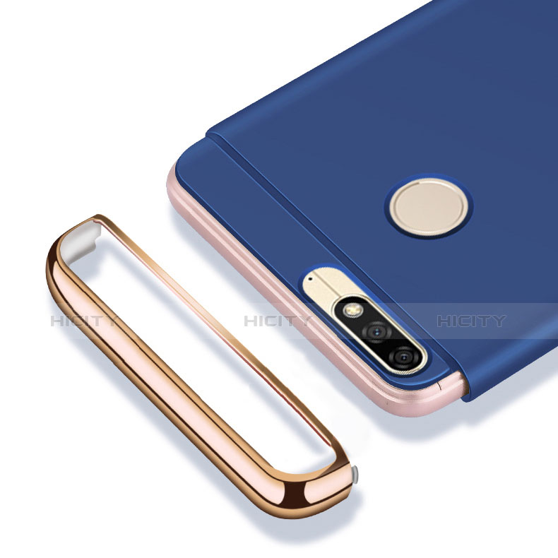 Custodia Lusso Metallo Laterale e Plastica Cover con Cordoncino per Huawei Honor 7C