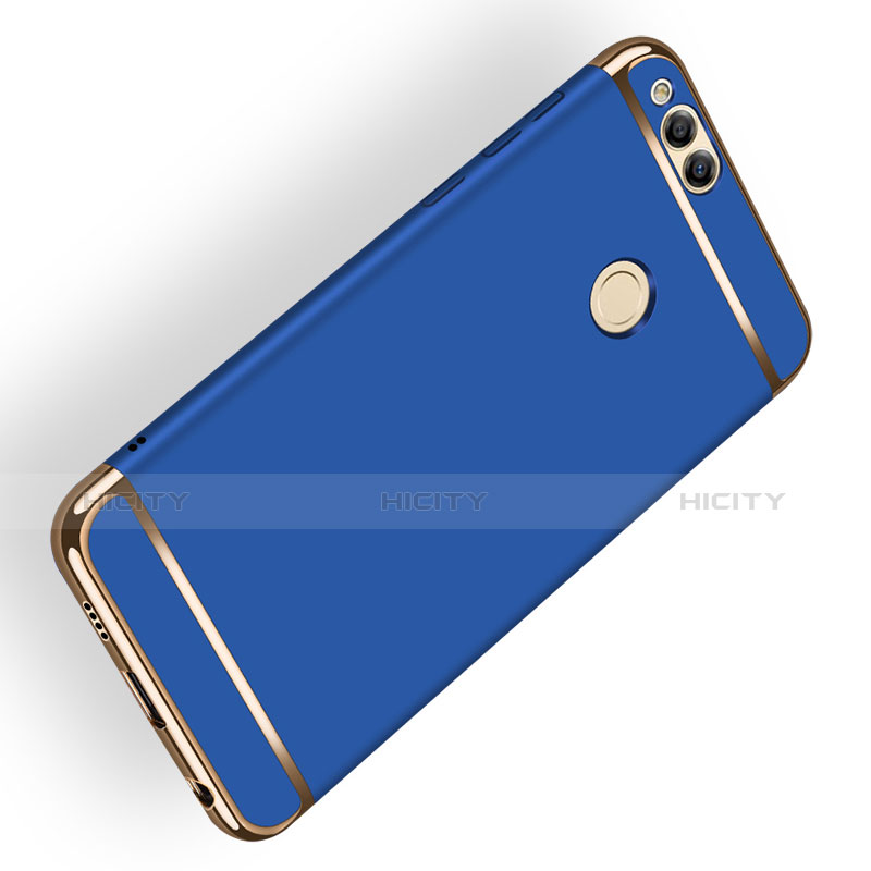 Custodia Lusso Metallo Laterale e Plastica Cover con Cordoncino per Huawei Honor 7X