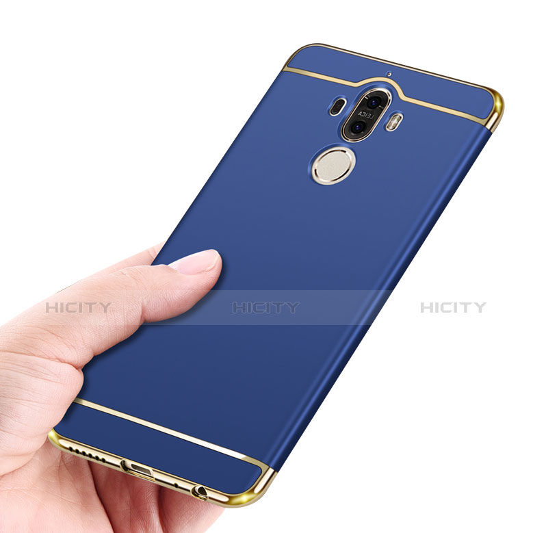 Custodia Lusso Metallo Laterale e Plastica Cover con Cordoncino per Huawei Mate 10 Lite